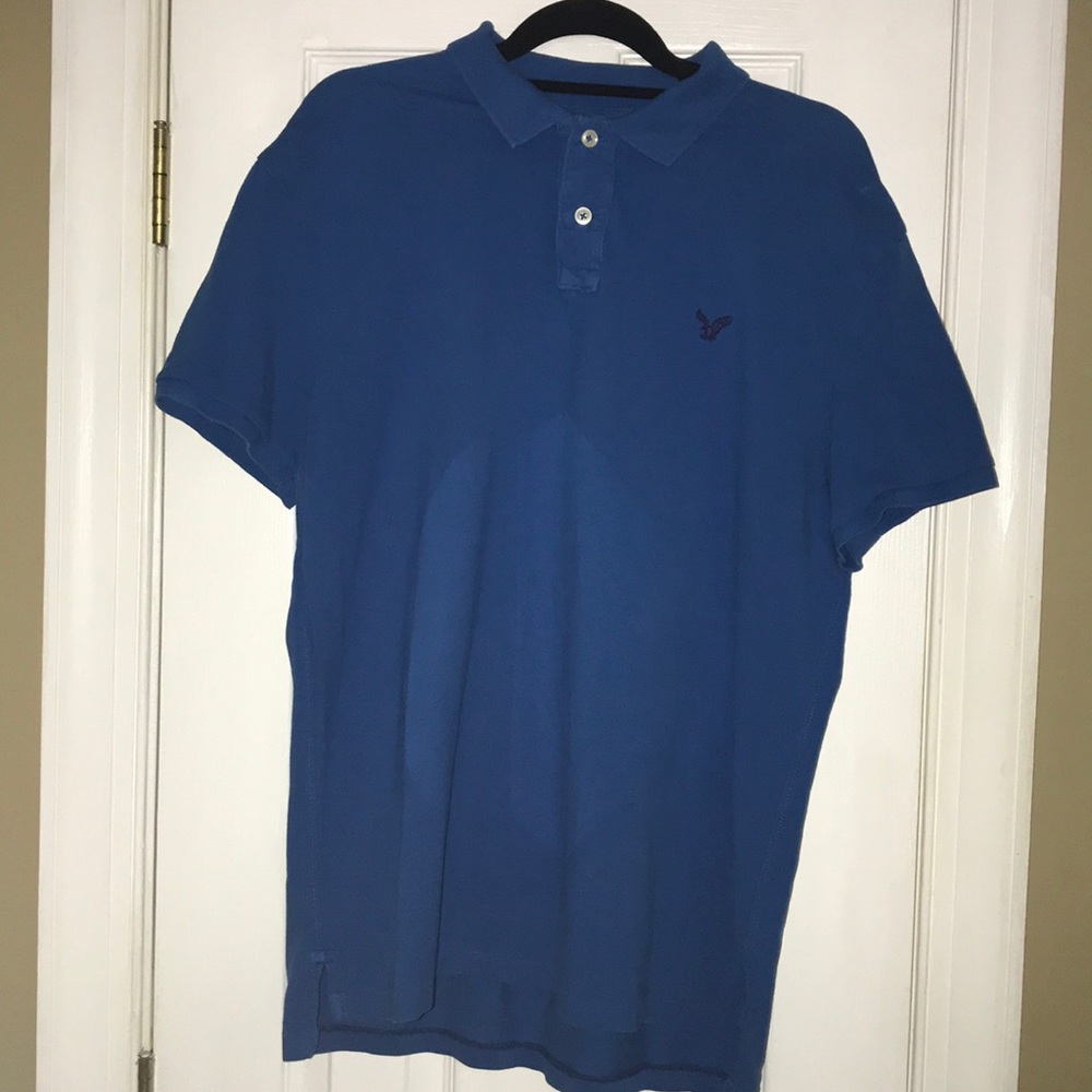 Blue Collared Shirt